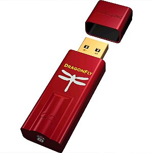 Audioquest DragonFly Amplificador DAC portátil USB para fone de ouvido Red
