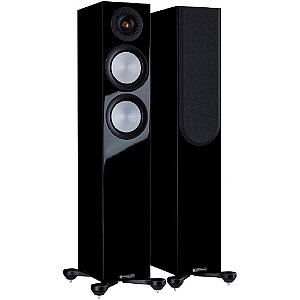 Monitor Audio Silver 200 7G Par de Caixas Acústicas Torre 2,5-vias 150W - Preto Laqueado