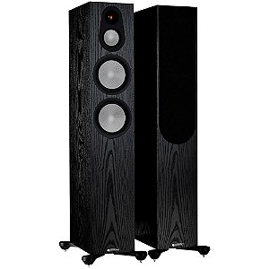 Monitor Audio Silver 300 7G Par de Caixas Acústicas Torre 3-vias 200W - Preto Fosco