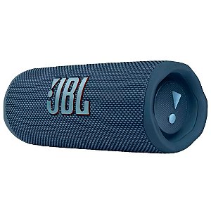 Caixa de som portátil Bluetooth JBL Flip 6 à prova d'água Reproduz 12h Azul