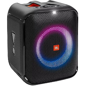 JBL Party Box Encore Essential Caixa de Som Portátil Bluetooth 100W RMS IPX4 Bateria 6 Horas Preto