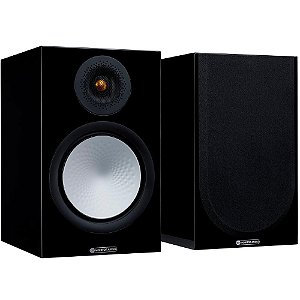 Monitor Audio Silver 100 7G Par de Caixas Acústicas Bookshelf 2-vias 120W - Preto Laqueado