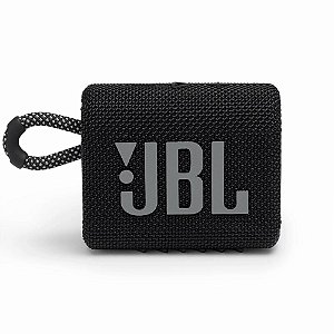 Caixa de Som Portátil JBL GO 3 À Prova D’água IPX 67 Bluetooth 4.2W RMS Preto