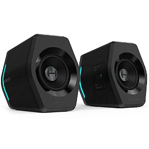 Caixa de Som Gamer Edifier G2000 2.0 Canais Bluetooth USB AUX 32W RMS Preto