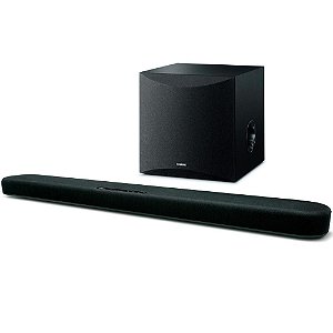 Kit Conjunto Soundbar Yamaha SR-B20A + Subwoofer NS-SW050 Bivolt Preto