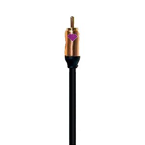 Diamond Cable GS-3057 Gold Series Cabo para Subwoofer Conectores Banhados Ouro 24K 7 Metros