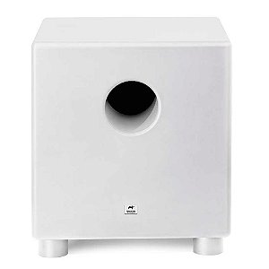 AAT Cube New Gen Premium Subwoofer Ativo 8" Pol. 400W RMS Classe AB 4 Ohms Bivolt White Fosco