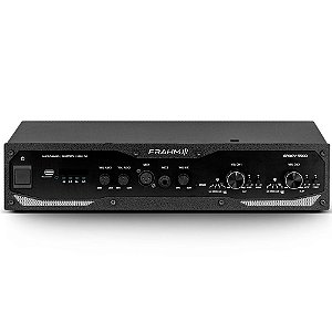 Amplificador Profissional Frahm GR 5500 BT G5 600W Bluetooth USB FM SD Auxiliar Bivolt