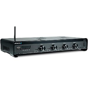 Amplificador Frahm Slim 4500 Optical G5 Bluetooth Multiroom USB FM MicroSD Óptico P2 Bivolt