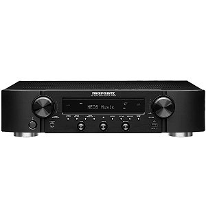 Marantz NR1200 Receiver Slim de 2.1 Canais com 75 W de potência Tecnologia HEOS 4K e 5 entradas HDMI