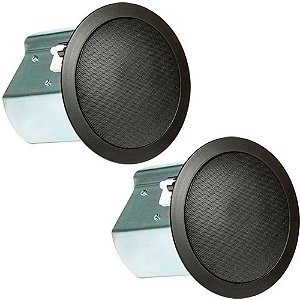 JBL Professional Control 14C/T Par de Alto-Falantes de Teto Coaxial de 2 Vias Biderecional 4" Pol. 60W 8 Ohms Preto