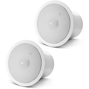 JBL Professional Control 19CST Par de Alto-Falantes Subwoofer de Teto 200W 8" Pol. 8 Ohms Branco