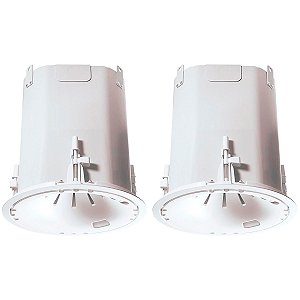 Par de Alto-Falantes para Teto Alto Coaxial JBL Professional Control 47HC Arandela Selada de 6,5" Potência de 150W 8 Ohms Branco