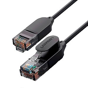 Cabo de Rede de Alta Velocidade Ugreen Cat 6A Utp Ethernet 10Gbps Rj45 10 Metros NW122 Preto