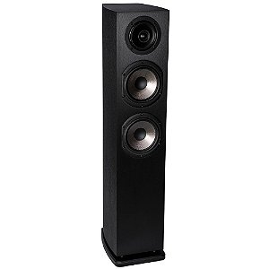 Caixa Torre de 3 Vias Cabasse Jersey MC170 com Tweeter Coaxial Dois Woofers com Overdrive Preto Unidade