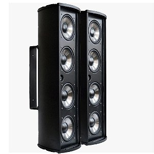 Par Caixa Acústica Coluna Loud Audio AL5-180 Outdoor All Weather 180W 8 Ohms