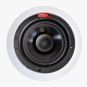 Caixa de Som Embutir Loud Audio RCS 30 PA 6 Polegadas 30W 8 Ohms Full Range ABS Branca