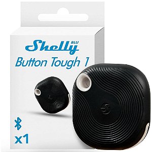 Shelly BLU Button Tough1 Botão Bluetooth a Bateria Comando Inteligente Multi-Click IP54 Preto