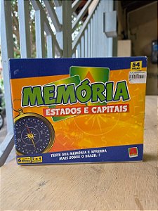 Memória - Estados e Capitais