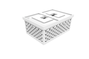 Cesto Organizador Grande Com Tampa