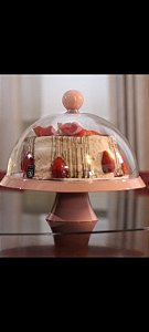 Porta Bolo Bubble_250 com Pé