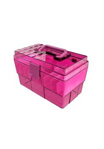 Maleta Organizadora - Rosa Transparente