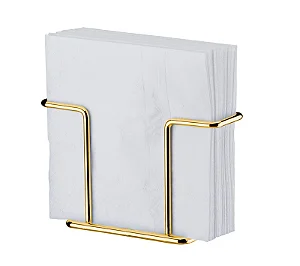 Porta Guardanapos - Dourado