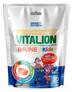 VITALION IMUNE KIDS 30 GOMAS SIDNEY OLIVEIRA