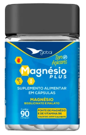 Magnésio Plus – Suplemento com Magnésio e Vitamina B6 – 90 Cápsulas