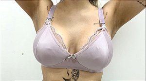 Sutiã amamentação sem bojo Plus Size