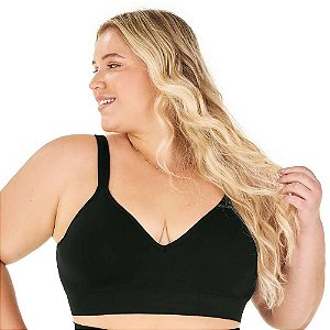 Sutiã com bojo sem aro Plus Size