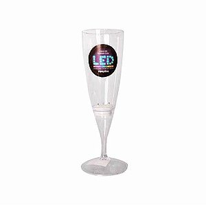 TACA CHAMP LIT LED MULTI. PS 160ML-TRANSP
