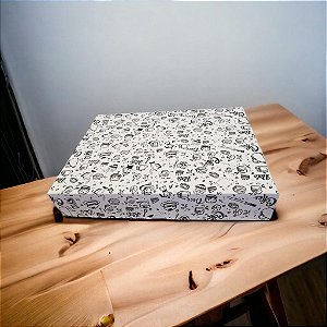 Caixa Doce Salgado Impressa Padrão G 37cm Comprimento X 27cm Largura X 6cm Altura Boxsul