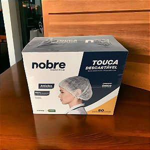 TOUCA DESCARTÁVEL TAMANHO UNICO C/50 NOBRE