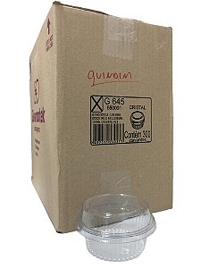 Um Mini Doce Redondo 120ml G645 Quindim Caixa Com 300cj Galvanoteck