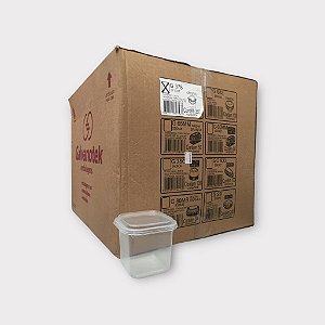 Pote Quadrado G378 350ml Pp Para Freezer E Microondas  Caixa à Granel Com 360potes Galvanotek