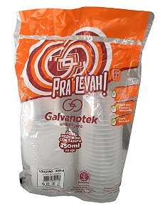 Kit Pote E Tampa G310 250ml Pra Levah Com 25cj Freezer E Microondas Galvanotek