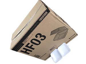 Lancheira Termica Isopor Eps Hf03 16x16x8cm Caixa Com 400unidades Fibraform