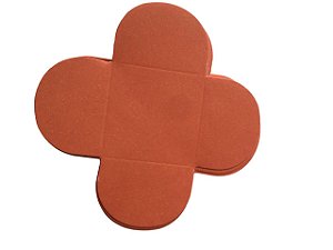 Forma Petala N4 Laranja  Pacote Com 50 Unidades Curifest