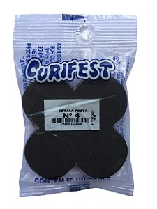 Forma Petala N4 Preta Pacote Com 50 Unidades Curifest