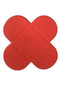 Forma Petala N4 Vermelho Pacote Com 50 Unidades Curifest