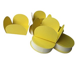 Forma Petala N4 Amarelo Pacote Com 50 Unidades Curifest
