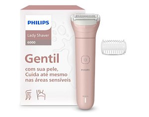 Aparador de Pelos Feminino Philips BRL128 Rosa Seco/Molhado