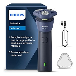 Máquina De Barbear A Seco E Úmida Philips Série 2000 S2885/00 Azul-escuro 5v