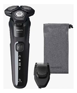 Barbeador Philips S5898/17 360° Séries 5000 Preto-profundo 127/220v