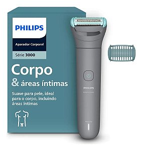 Aparador E Raspador Corporal Philips Bg3470/15 Cinza Cinza 127/220v