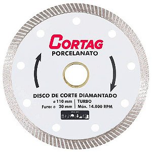 DISCO DIAMANTADO PARA PORCELANATO CORTAG