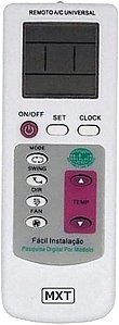 Controle Remoto Para Ar Condicionado Universal Inteligente One Touch - C01310 - MXT