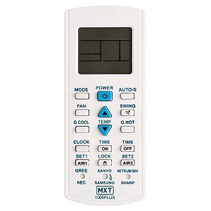 Controle Remoto Universal P/Ar Condicionado KT1000 Plus - C01127 - MXT