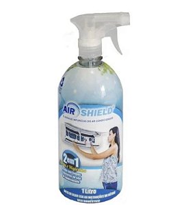 Bactericida Limpeza Higienização Ar Refrigeração 1L Spray C/ Gatilho - AS003  - AIR SHIELD
